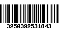 Código de Barras 3250392531843