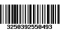 Código de Barras 3250392550493