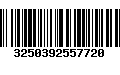 Código de Barras 3250392557720