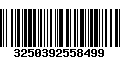 Código de Barras 3250392558499