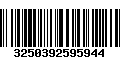 Código de Barras 3250392595944