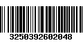 Código de Barras 3250392602048