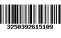 Código de Barras 3250392615109