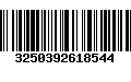 Código de Barras 3250392618544