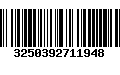 Código de Barras 3250392711948