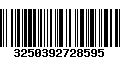 Código de Barras 3250392728595