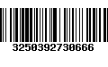 Código de Barras 3250392730666