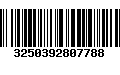 Código de Barras 3250392807788