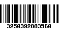 Código de Barras 3250392883560