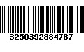 Código de Barras 3250392884787