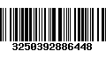 Código de Barras 3250392886448