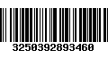 Código de Barras 3250392893460