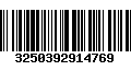 Código de Barras 3250392914769