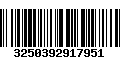 Código de Barras 3250392917951