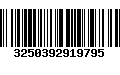 Código de Barras 3250392919795