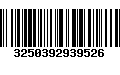 Código de Barras 3250392939526