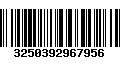 Código de Barras 3250392967956