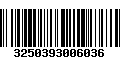 Código de Barras 3250393006036