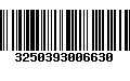 Código de Barras 3250393006630