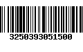 Código de Barras 3250393051500