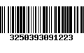 Código de Barras 3250393091223