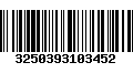 Código de Barras 3250393103452