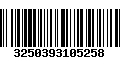 Código de Barras 3250393105258