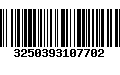 Código de Barras 3250393107702