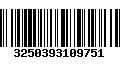 Código de Barras 3250393109751