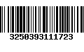 Código de Barras 3250393111723