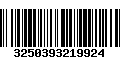 Código de Barras 3250393219924