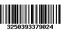 Código de Barras 3250393379024