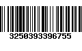 Código de Barras 3250393396755