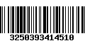 Código de Barras 3250393414510