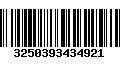 Código de Barras 3250393434921