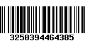 Código de Barras 3250394464385