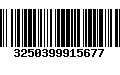 Código de Barras 3250399915677