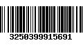 Código de Barras 3250399915691