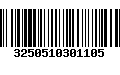 Código de Barras 3250510301105