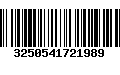 Código de Barras 3250541721989