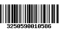 Código de Barras 3250590010586