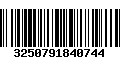 Código de Barras 3250791840744