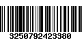 Código de Barras 3250792423380