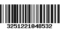 Código de Barras 3251221048532