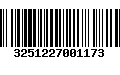 Código de Barras 3251227001173