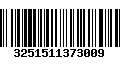 Código de Barras 3251511373009