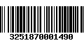 Código de Barras 3251870001490