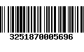 Código de Barras 3251870005696