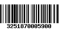 Código de Barras 3251870005900