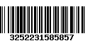 Código de Barras 3252231585857